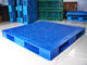 Palettes en plastique d'expédition de Rackable pour le stockage/distribution, réutilisation en plastique bleue de palette