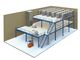 plancher de mezzanine augmenté résistant de stockage de 1 - 2 niveaux pour le stockage industriel