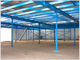 Systèmes bleus/oranges de 3 de niveaux planchers de mezzanine industriels, de plate-forme de stockage