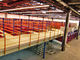 Systèmes bleus/oranges de 3 de niveaux planchers de mezzanine industriels, de plate-forme de stockage