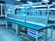 Établis industriels de tiroir et postes de travail industriels, bleu/vert